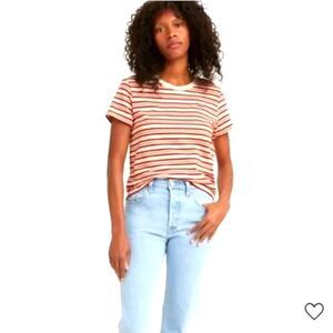Levi’s Striped Cream/Red T-Shirt